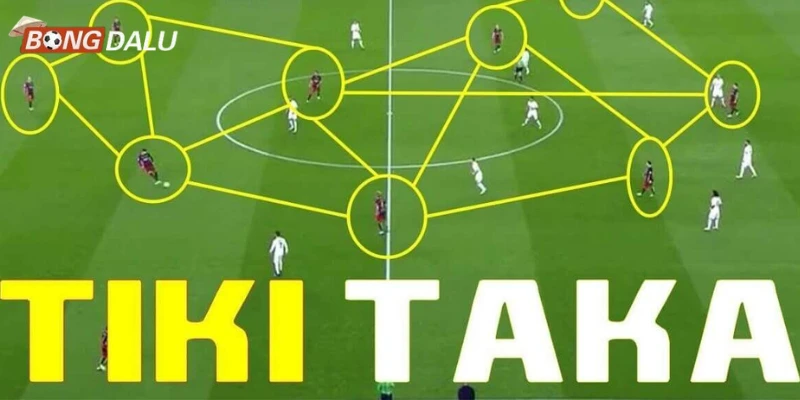 Chiến thuật tiki taka trong bóng đá hiện đại
