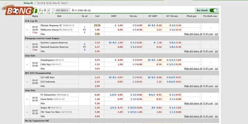 Tham khảo cách sử dụng Bongdalu để soi kèo